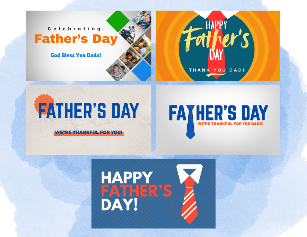 Canva Templates Father's Day
